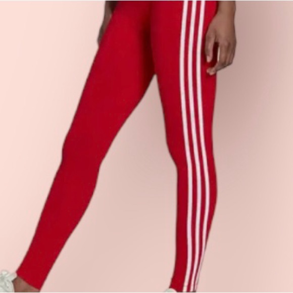 **SOLD** ADIDAS | Full length leggings Red 10 - Picture 4 of 10